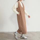 ジャンパスカート 2タイプネック 深Vネック キーネック | Doux Belle  | 詳細画像19 