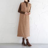 ジャンパスカート 2タイプネック 深Vネック キーネック | Doux Belle  | 詳細画像23 