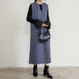 ジャンパスカート 2タイプネック 深Vネック キーネック | Doux Belle  | 詳細画像27 