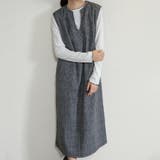 ジャンパスカート 2タイプネック 深Vネック キーネック | Doux Belle  | 詳細画像3 