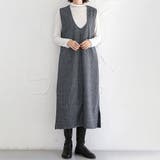 ジャンパスカート 2タイプネック 深Vネック キーネック | Doux Belle  | 詳細画像6 