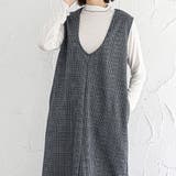 ジャンパスカート 2タイプネック 深Vネック キーネック | Doux Belle  | 詳細画像7 