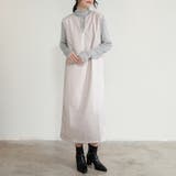 ジャンパスカート 2タイプネック 深Vネック キーネック | Doux Belle  | 詳細画像9 