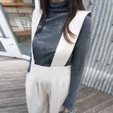 ツイルハイウエストサロペット ボトムス サロペ | Doux Belle  | 詳細画像1 