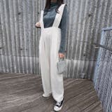 ツイルハイウエストサロペット ボトムス サロペ | Doux Belle  | 詳細画像3 