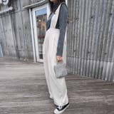 ツイルハイウエストサロペット ボトムス サロペ | Doux Belle  | 詳細画像4 