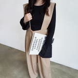 ツイルハイウエストサロペット ボトムス サロペ | Doux Belle  | 詳細画像5 