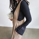 ツイルハイウエストサロペット ボトムス サロペ | Doux Belle  | 詳細画像6 