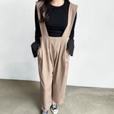 ツイルハイウエストサロペット ボトムス サロペ | Doux Belle  | 詳細画像9 