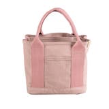 ピンク | トートバッグ キャンバス シンプル無地 | Doux Belle 