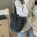 花柄デザインデニムトートバッグ | Doux Belle  | 詳細画像11 