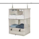 ベージュ | フック付きトラベル収納ポーチ | Doux Belle 