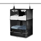 ブラック | フック付きトラベル収納ポーチ | Doux Belle 