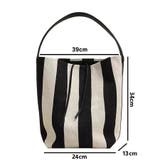 ミニバッグ付きの2点セット ストライプ柄トートバッグ | Doux Belle  | 詳細画像11 