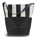 ミニバッグ付きの2点セット ストライプ柄トートバッグ | Doux Belle  | 詳細画像6 