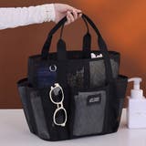 ブラック | メッシュトートバッグ | Doux Belle 