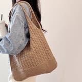 レース編みニットトートバッグ | Doux Belle  | 詳細画像5 