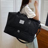 ブラック | キルティング2WAYボストンバッグ | Doux Belle 