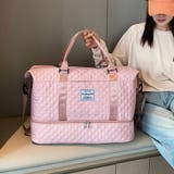 ピンク | キルティング2WAYボストンバッグ | Doux Belle 