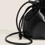 ミニマルデザインレザー巾着バッグ | Doux Belle  | 詳細画像14 