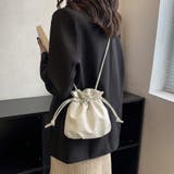 ミニマルデザインレザー巾着バッグ | Doux Belle  | 詳細画像5 