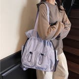 マルチポケット付きカジュアルデイパック レディース バックパック | Doux Belle  | 詳細画像5 