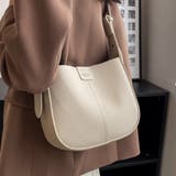 ミニバック付き×カーブラインフェイクレザーバック レディース バッグ | Doux Belle  | 詳細画像4 