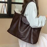 フラップ付きレザートートバッグ レディース バッグ | Doux Belle | 詳細画像1