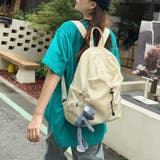チャーム付き大容量ポケットバックパック リュック バックパック | Doux Belle | 詳細画像7