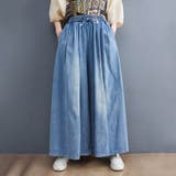 パンツ デニムパンツ ワイドデニムパンツ | Doux Belle | 詳細画像6