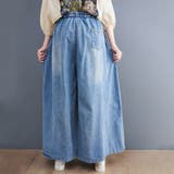 パンツ デニムパンツ ワイドデニムパンツ | Doux Belle | 詳細画像8