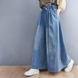 パンツ デニムパンツ ワイドデニムパンツ | Doux Belle | 詳細画像1