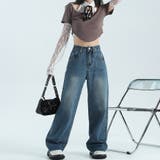 デニムパンツ ストレートパンツ パンツ | Doux Belle | 詳細画像8