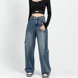 デニムパンツ ストレートパンツ パンツ | Doux Belle | 詳細画像1