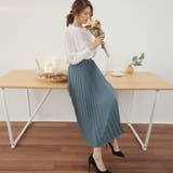 プリーツスカート 秋 ロング丈スカート | Doux Belle  | 詳細画像12 