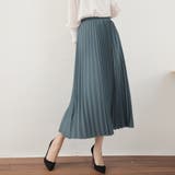 プリーツスカート 秋 ロング丈スカート | Doux Belle  | 詳細画像14 