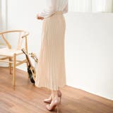 プリーツスカート 秋 ロング丈スカート | Doux Belle  | 詳細画像15 