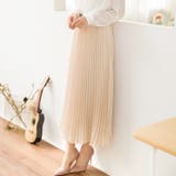 プリーツスカート 秋 ロング丈スカート | Doux Belle  | 詳細画像16 