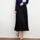 プリーツスカート 秋 ロング丈スカート | Doux Belle  | 詳細画像27 