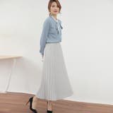 プリーツスカート 秋 ロング丈スカート | Doux Belle  | 詳細画像5 