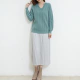 プリーツスカート 秋 ロング丈スカート | Doux Belle  | 詳細画像7 