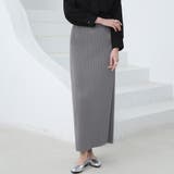 グレージュ | スカート ロング丈 ボトムス | Doux Belle 