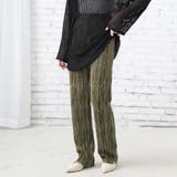 カーキ | ロングパンツ ワイドパンツ ボトムス | Doux Belle