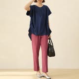 センタープレステーパードパンツ | Doux Belle  | 詳細画像16 