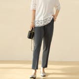 センタープレステーパードパンツ | Doux Belle  | 詳細画像24 