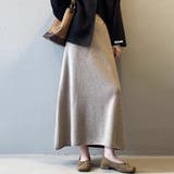 ニットAラインスカート ボトムス フレア | Doux Belle  | 詳細画像11 