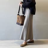 ニットAラインスカート ボトムス フレア | Doux Belle  | 詳細画像12 