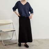 ニットAラインスカート ボトムス フレア | Doux Belle  | 詳細画像16 