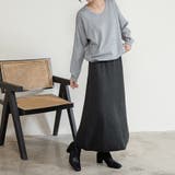 ニットAラインスカート ボトムス フレア | Doux Belle  | 詳細画像4 