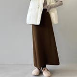 ニットAラインスカート ボトムス フレア | Doux Belle  | 詳細画像8 